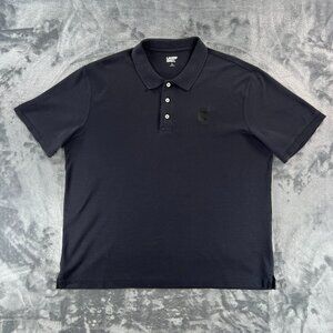 UPS Delivery Employee Work Polo Men L All Black